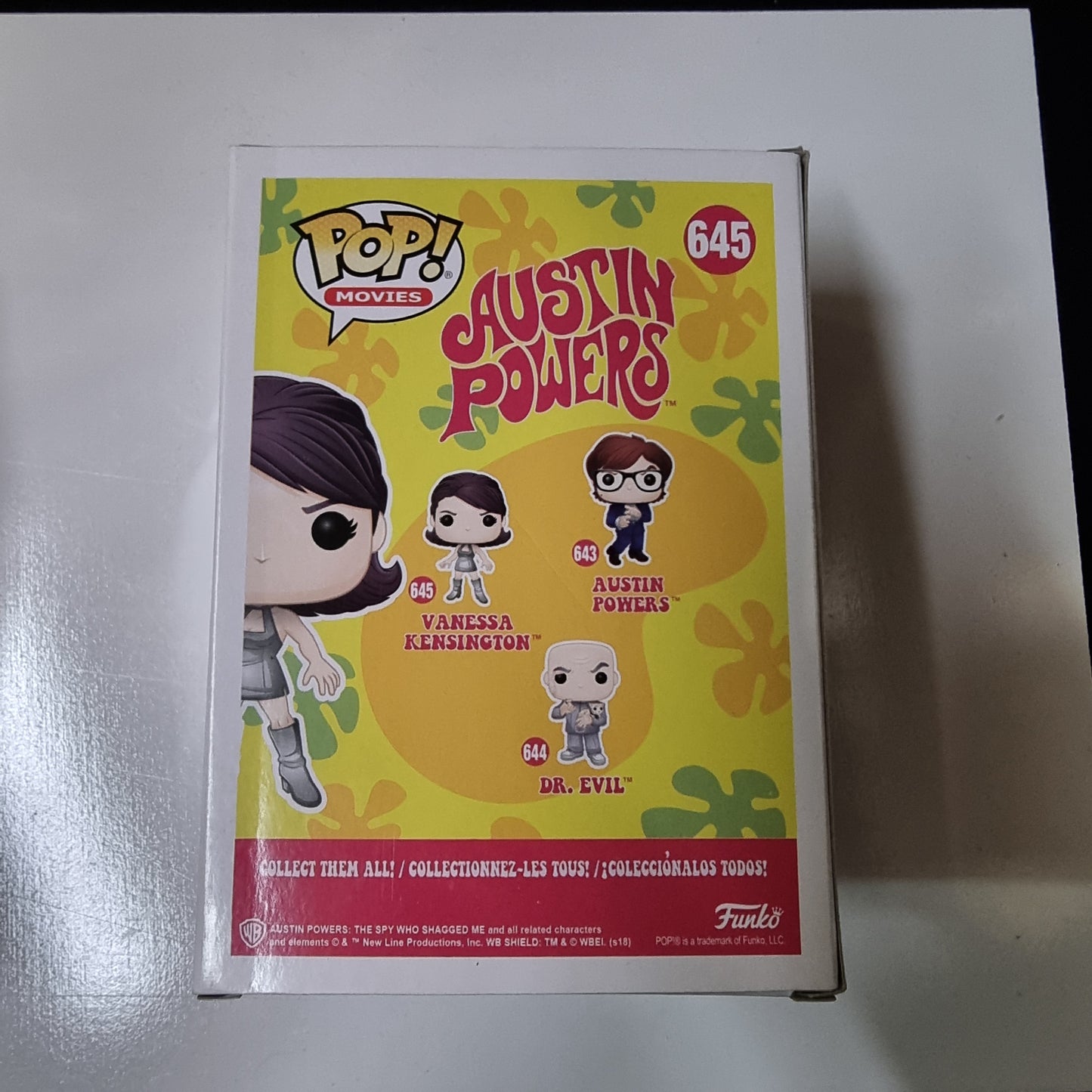 FUNKO POP AUSTIN POWERS VANESSA KENSINGTON #645