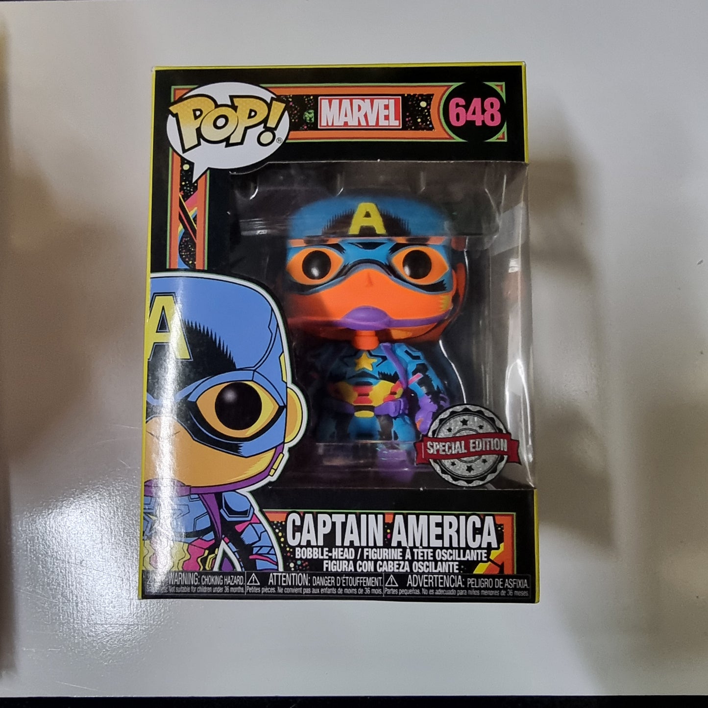 FUNKO POP MARVEL CAPTAIN AMERICA SPECIAL EDITION #648