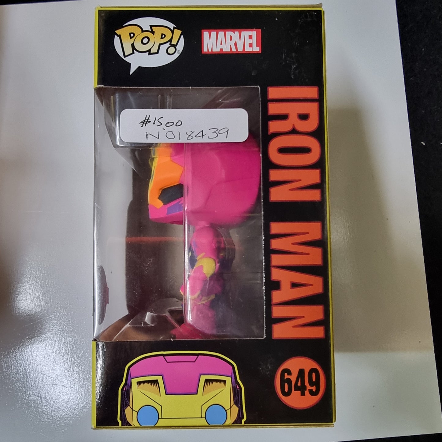 FUNKO POP MARVEL IRON MAN #649 SPECIAL EDITION