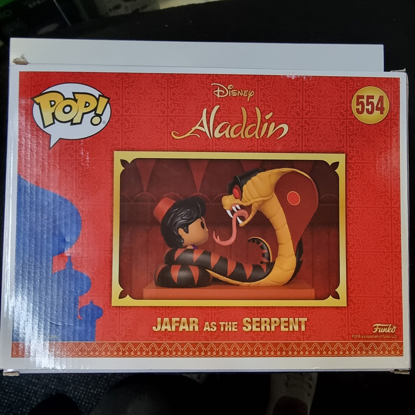 FUNKO POP DISNEY ALADDIN JAFAR AS THE SERPENT #554