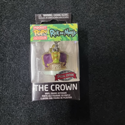 FUNKO POCKET POP KEYCHAIN RICK AND MORTY THE CROWN