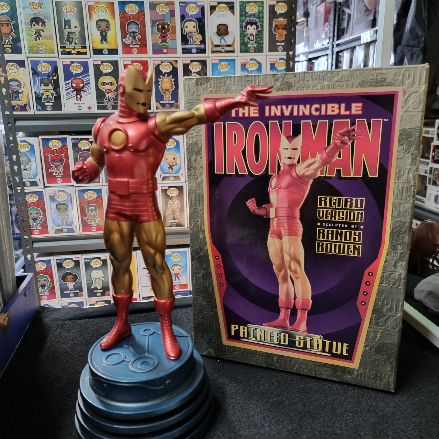 MARVEL THE INVINCIBLE IRONMAN - RANDY BOWEN STATUE 1425/2000