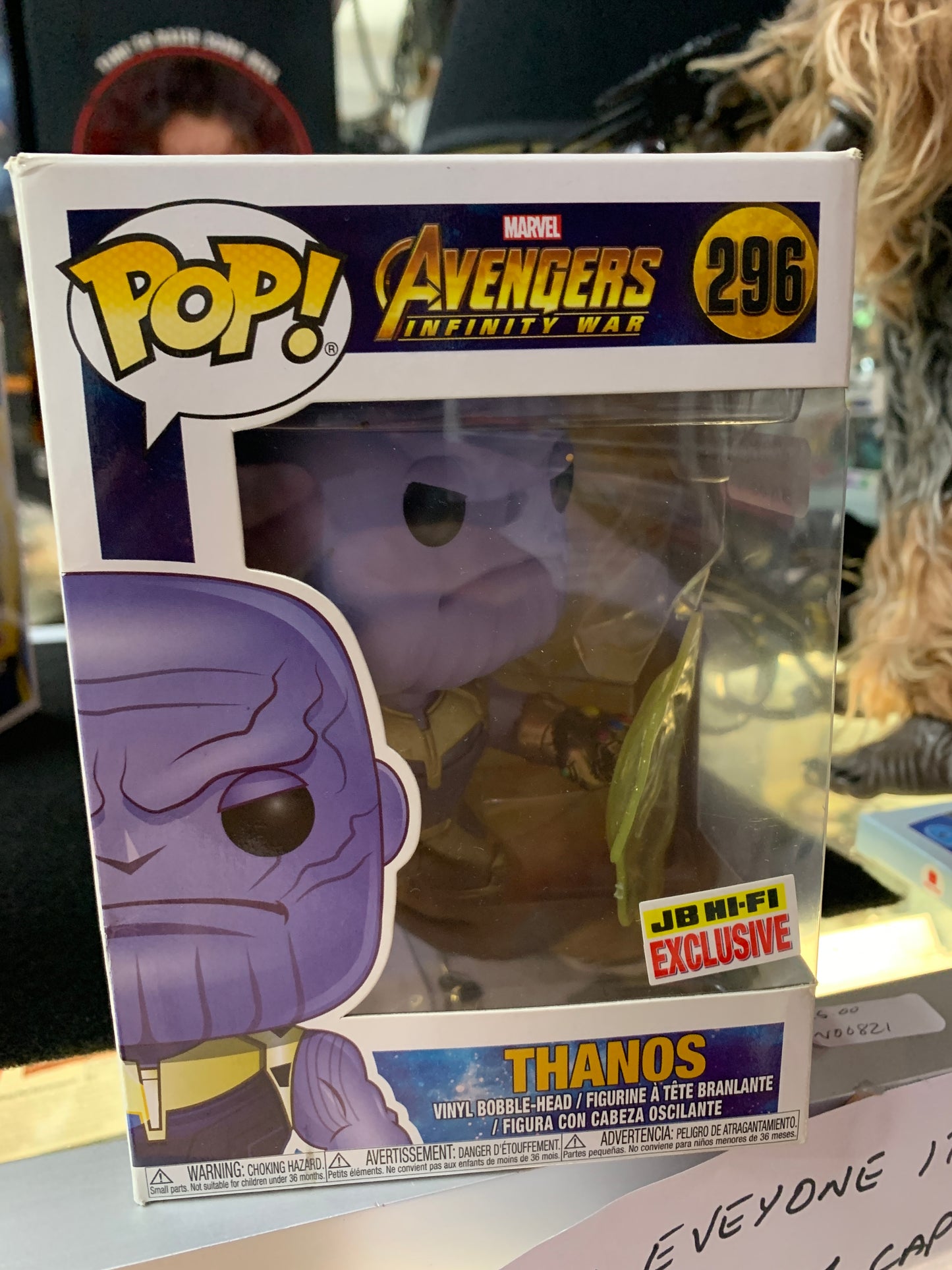 Pop funko thanos 296 avengers infinity war