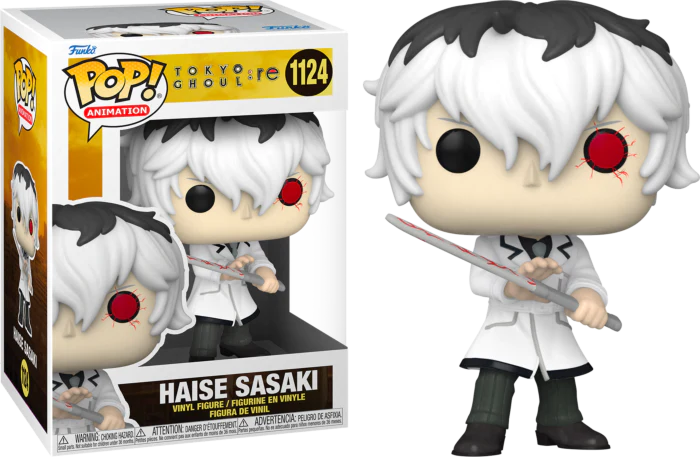 Funko Pop! Tokyo Ghoul: re - Haise Sasaki #1124 Vinyl Figure - N08700