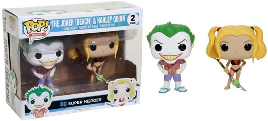 Heroes Funko Pop! - The Joker (Beach) & Harley Quinn 2 Pack - N06882