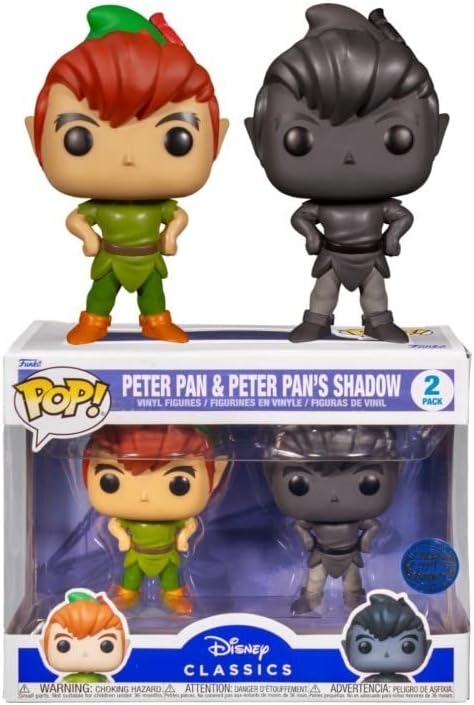 Funko PoP! Peter Pan (1953) - Peter Pan & Shadow Vinyl Figure 2 Pack - N08528