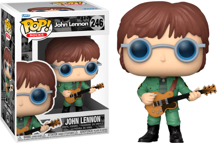 Funko Pop! John Lennon - John Lennon with Military Jacket Pop! Vinyl! #246 - N09565