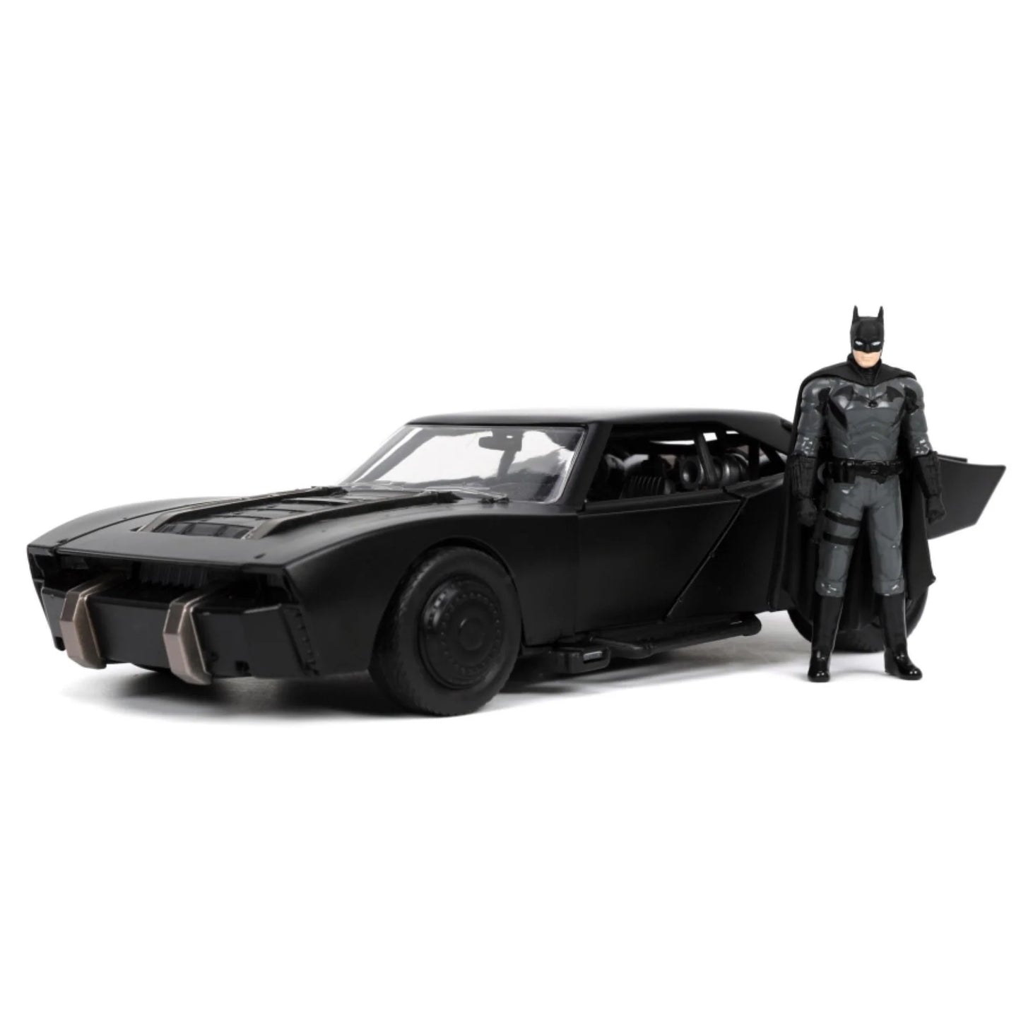 Jada The Batman - Batmobile with Batman Figure 1:24 Scale Hollywood Ride N06369