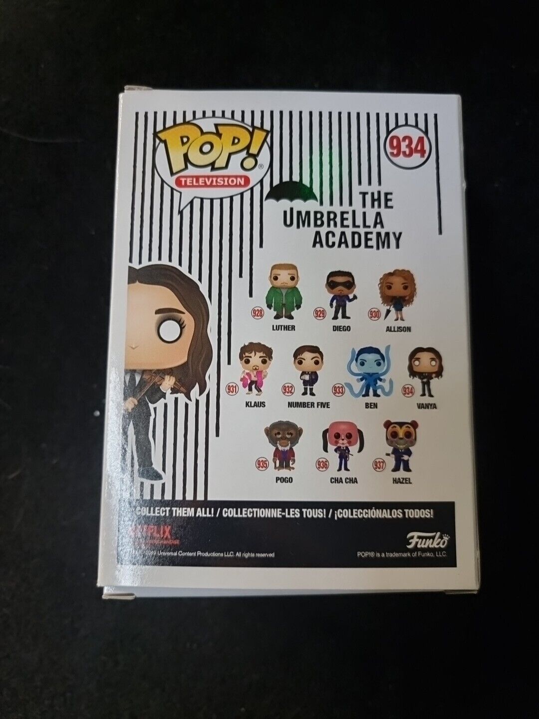 Funko Pop TV #934 Vanya Netflix The Umbrella Academy 