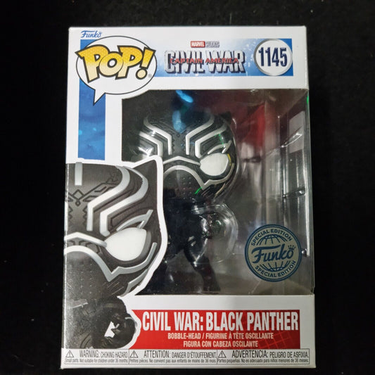 Funko Pop Marvel Captain America Civil War Build a Scene Black Panther #1145