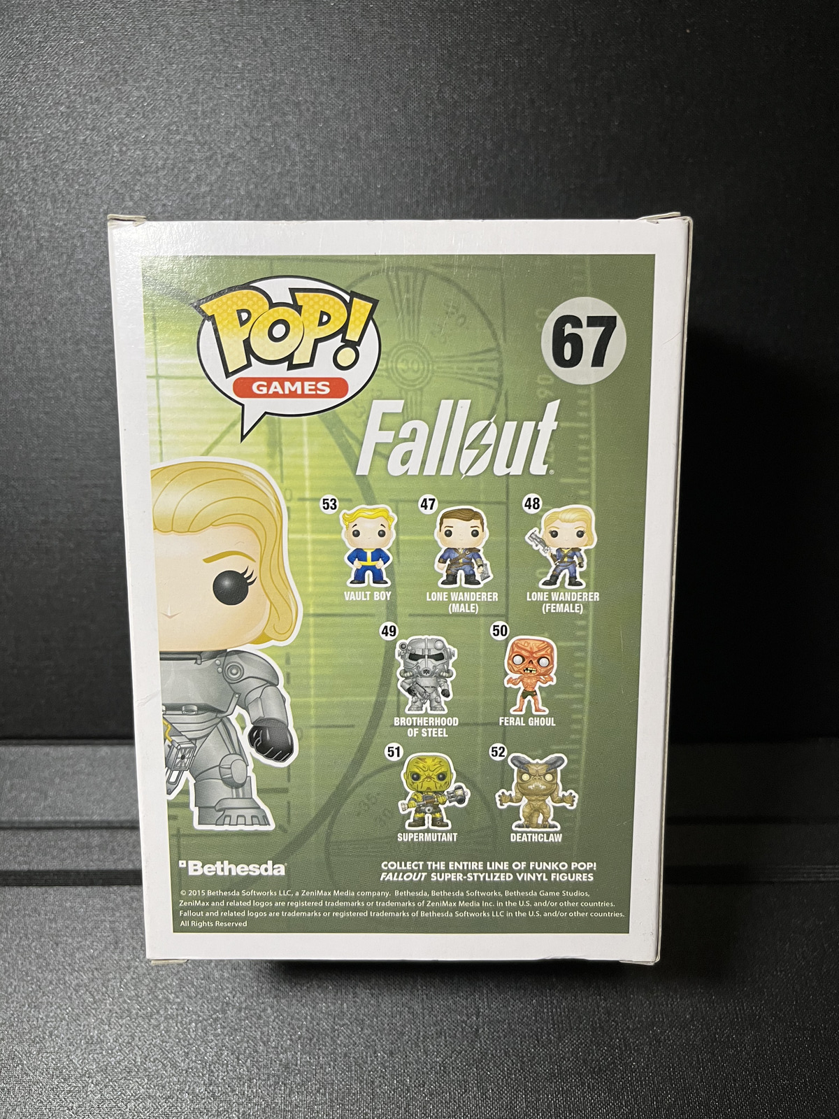 Fallout Power Armor Unmasked Funko Games #67 Funko Pop! Vinyl Figure