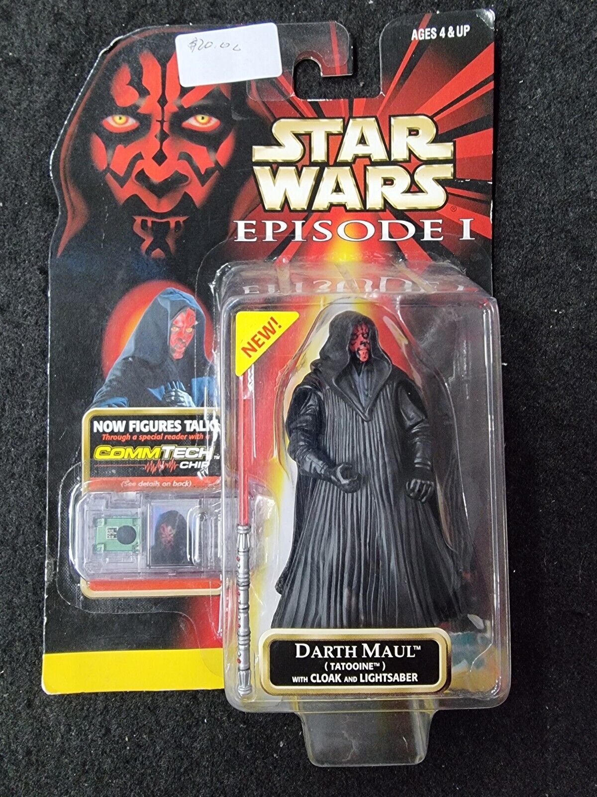  Star Wars- Episode 1 Darth Maul Tatooine With Cloak and Lightsaber 1999