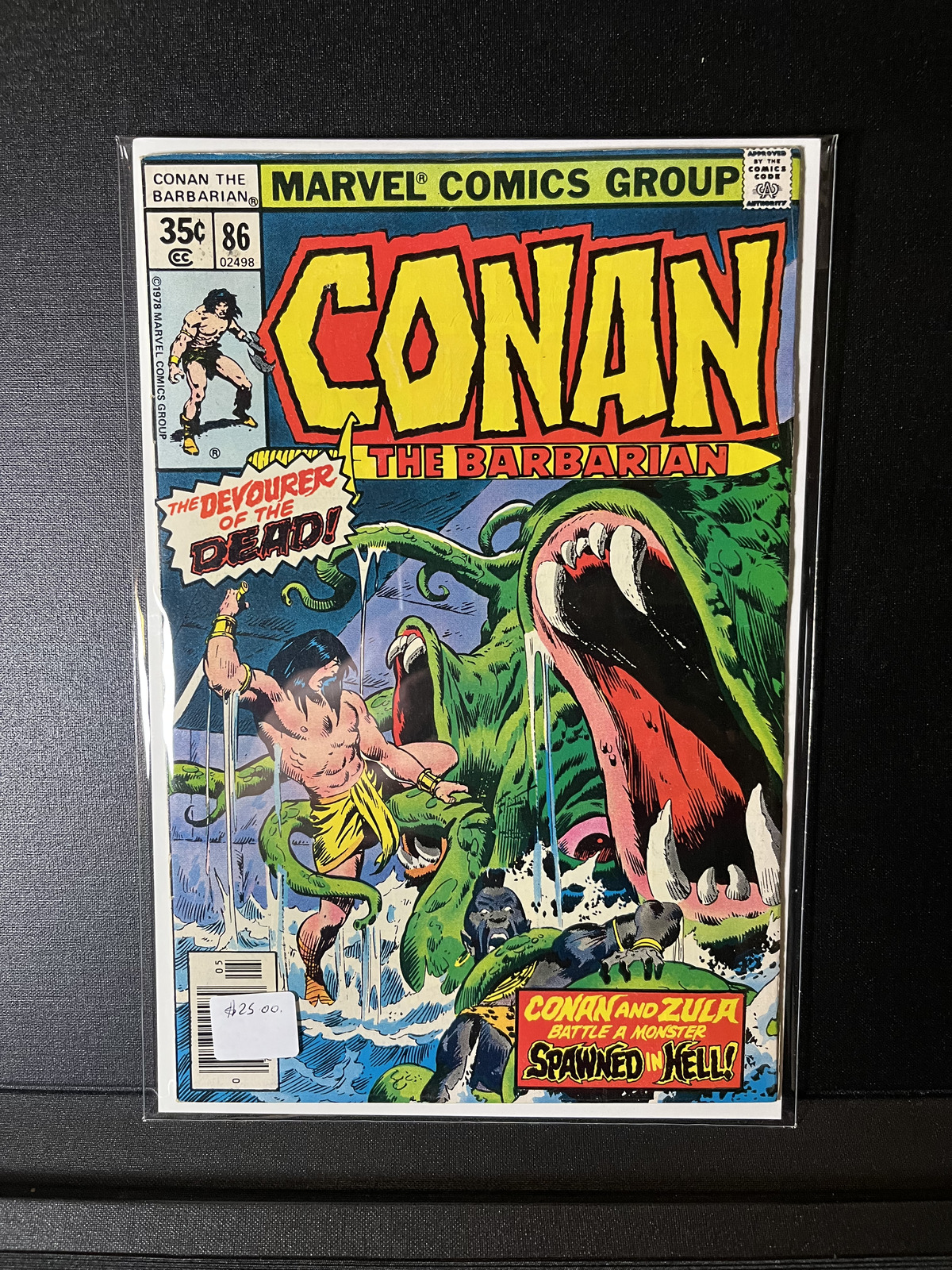 Conan The Barbarian #86 1978 Marvel Comics Group 