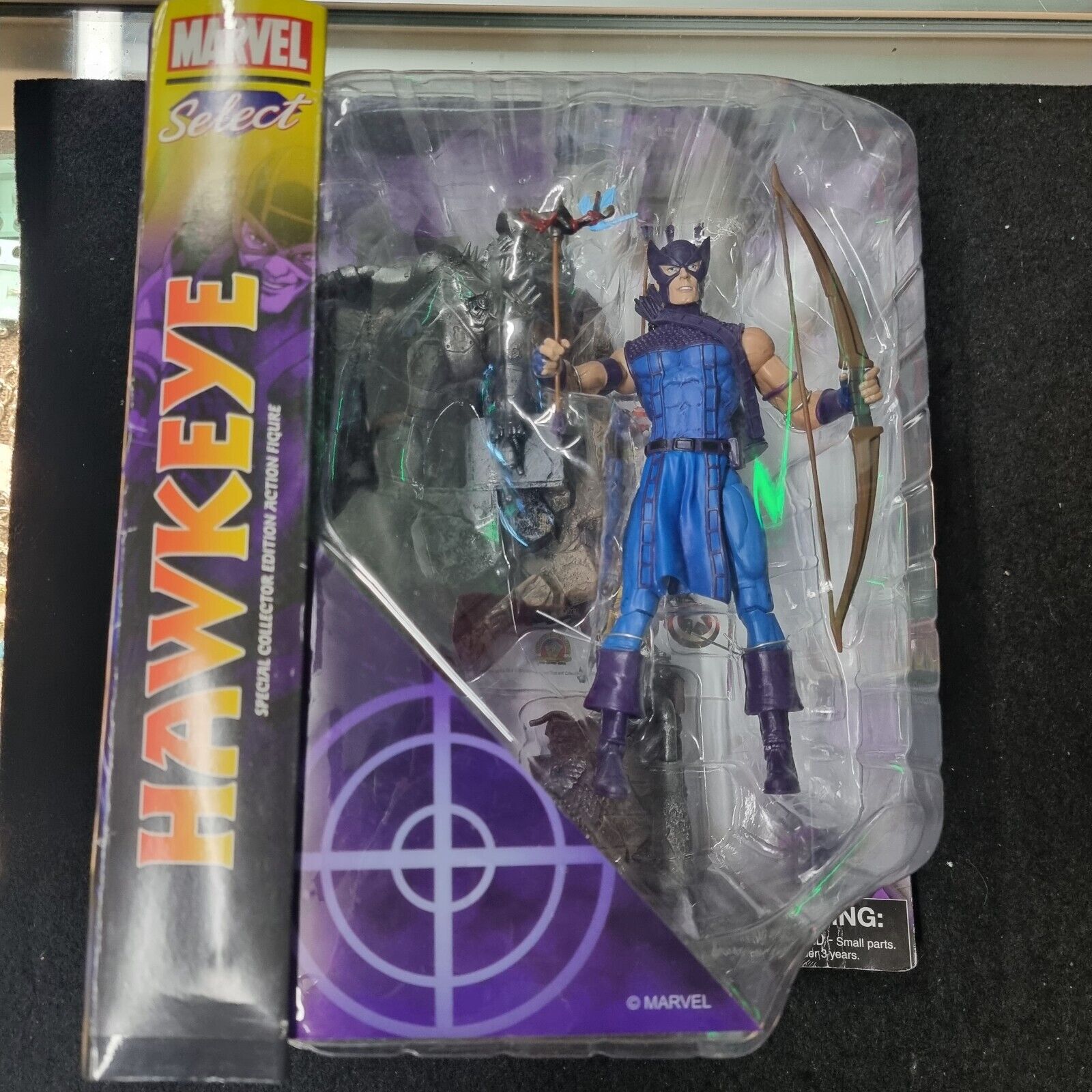 Marvel Select Classic HAWKEYE 7" Scale Action Figure Avengers Comics Diamond DST