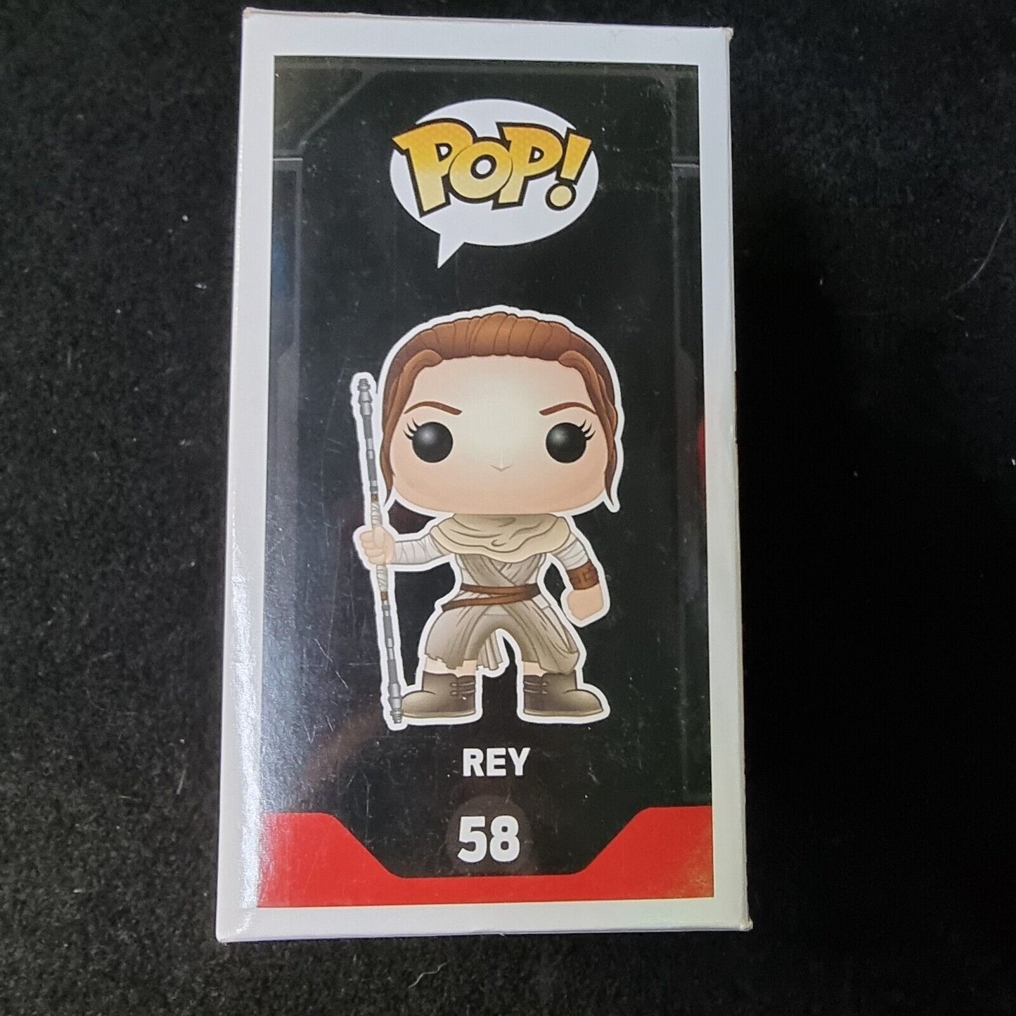 Funko Pop! Vinyl: Star Wars - Rey (w/ Staff) #58