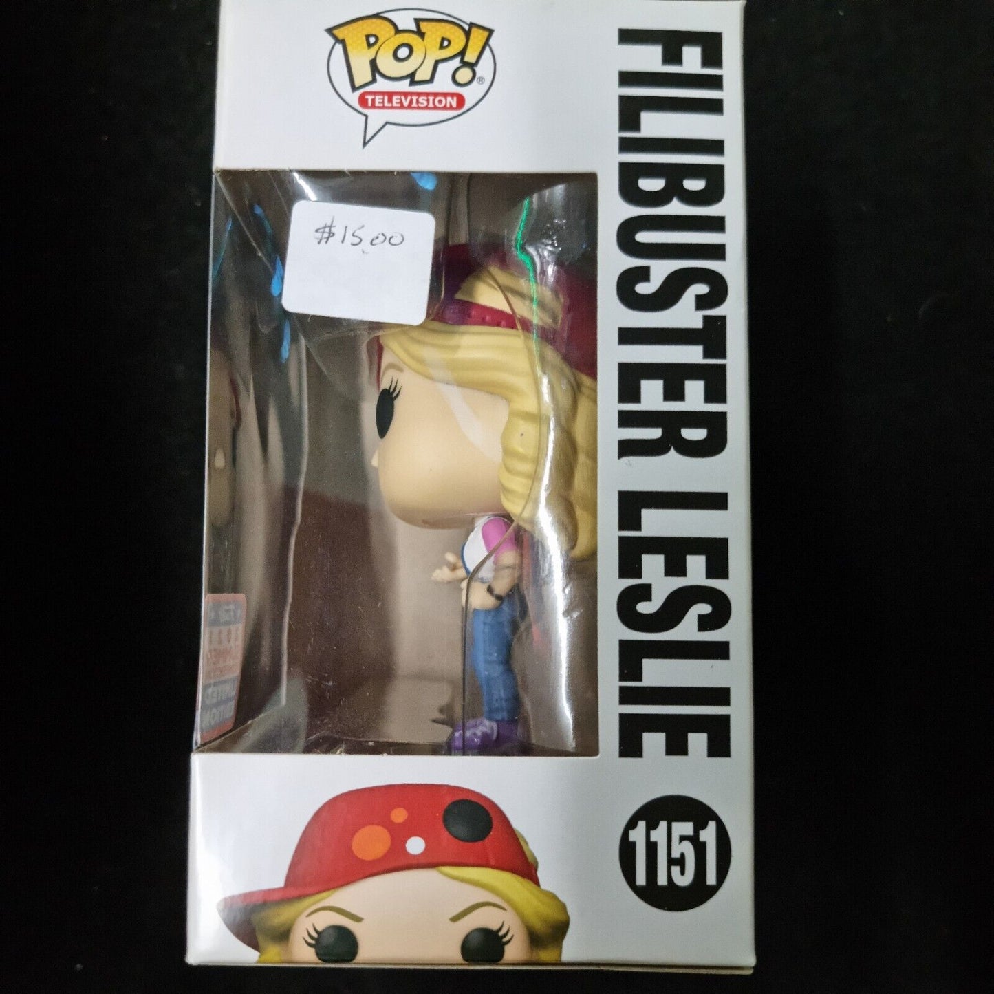 Filibuster Leslie 2021 Virtual Funkon Exclusive Sticker Parks and Rec Funko POP!