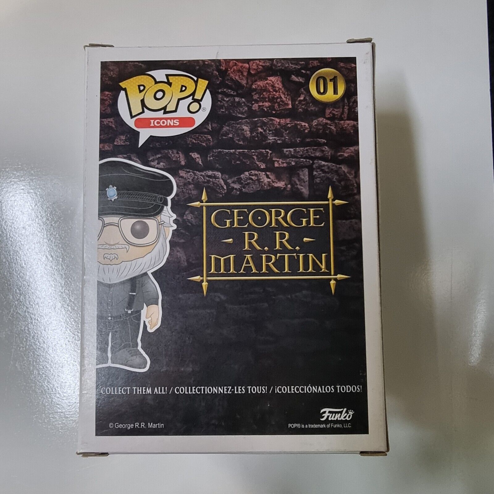 Funko Pop! Icons George R. R Martin vinyl figure #01