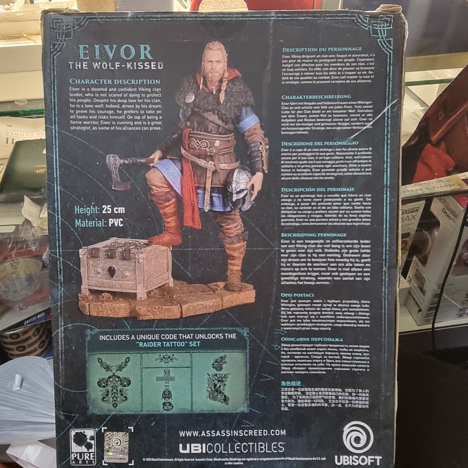 Assassin's Creed VALHALLA 'Eivor The Wolf-Kissed' Figurine in Box - Ubisoft 2020