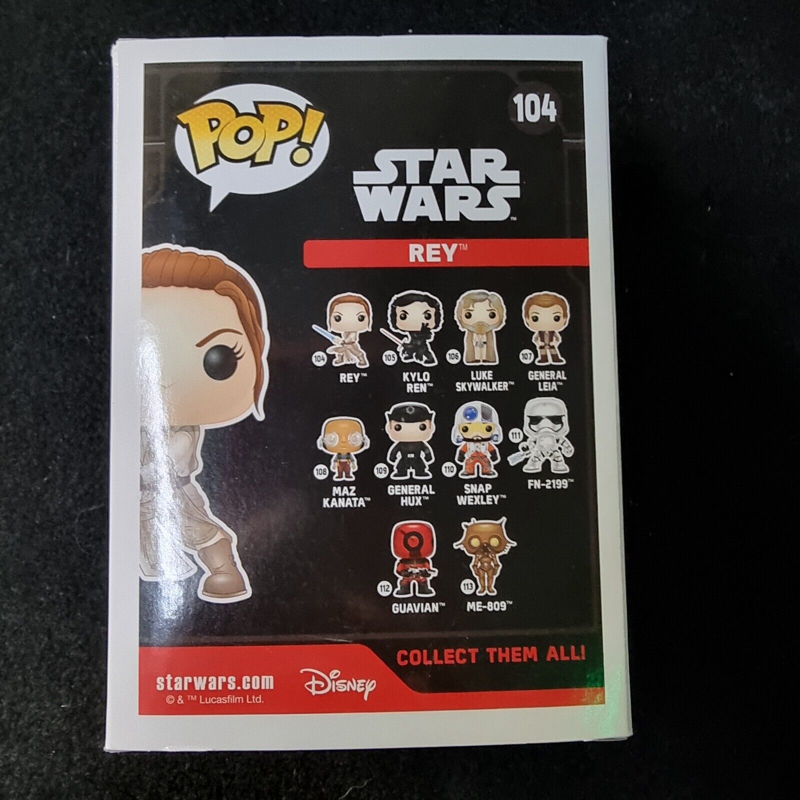 Funko Pop! Vinyl: Star Wars - Rey (w/ Lightsaber) #104