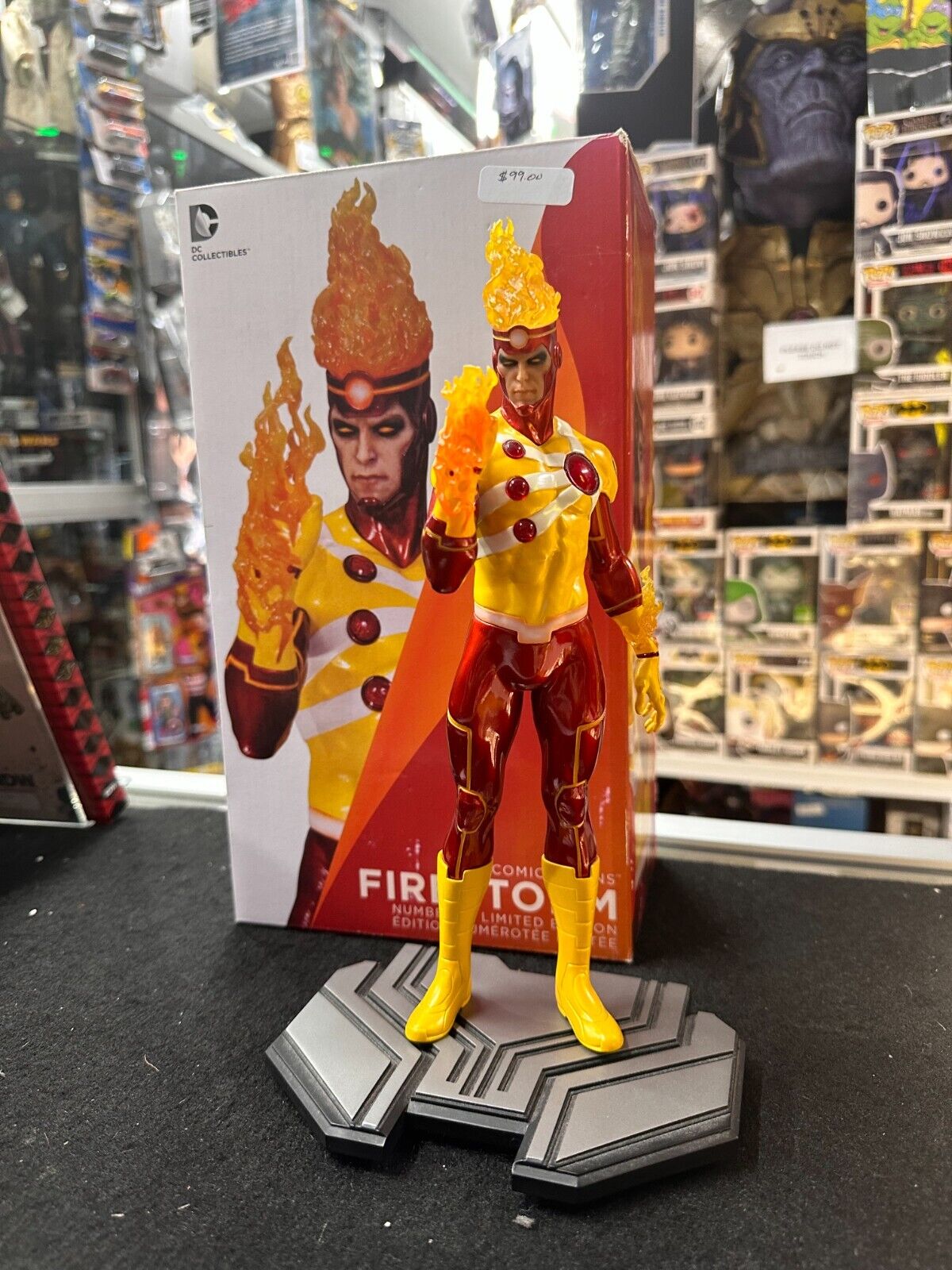 DC Comics - DC Icons - Firestorm 30cm Statue ( Flame is Broken) 1973 of 5200