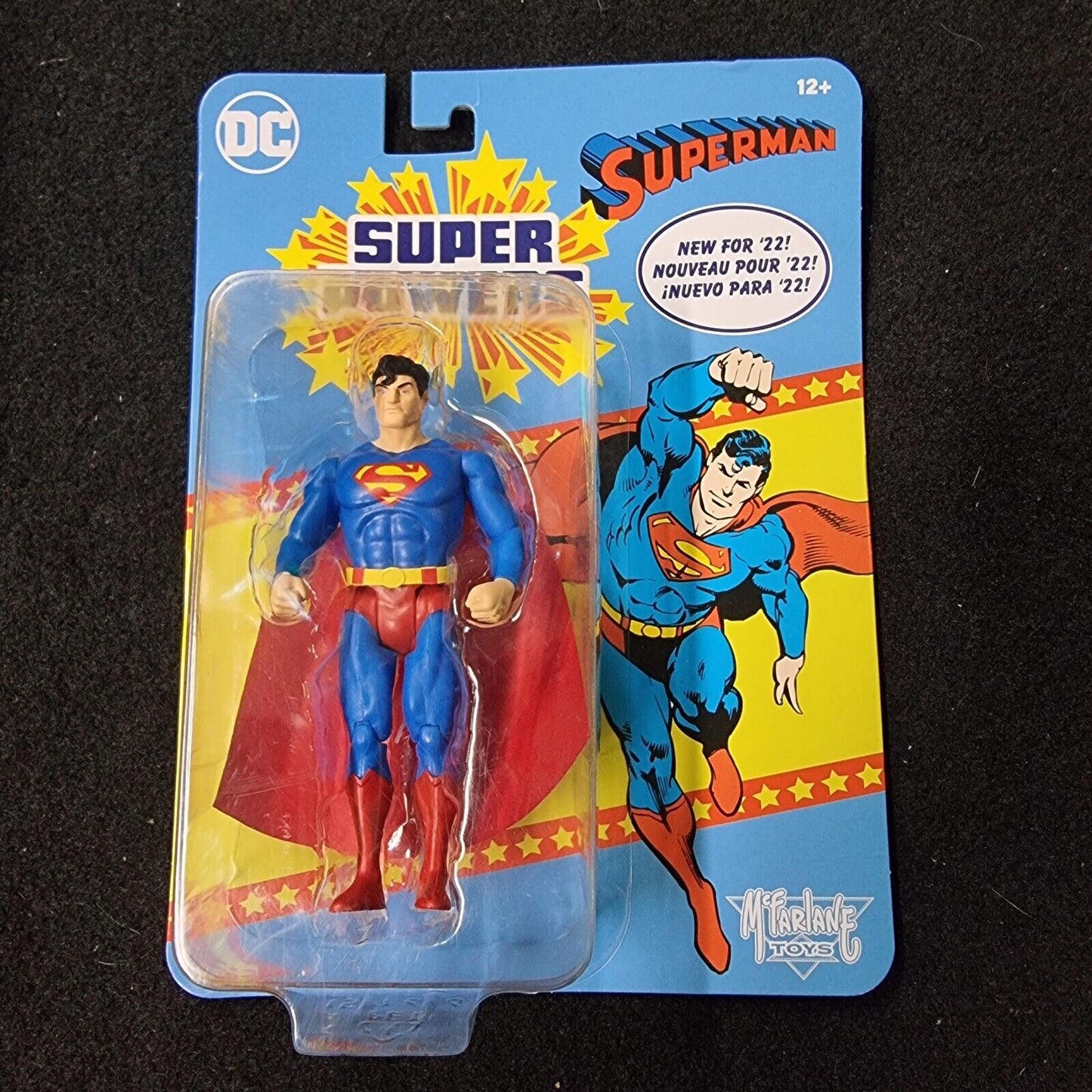 Retro Superman McFarlane Toys DC Super Powers Superman Action Figure 2022