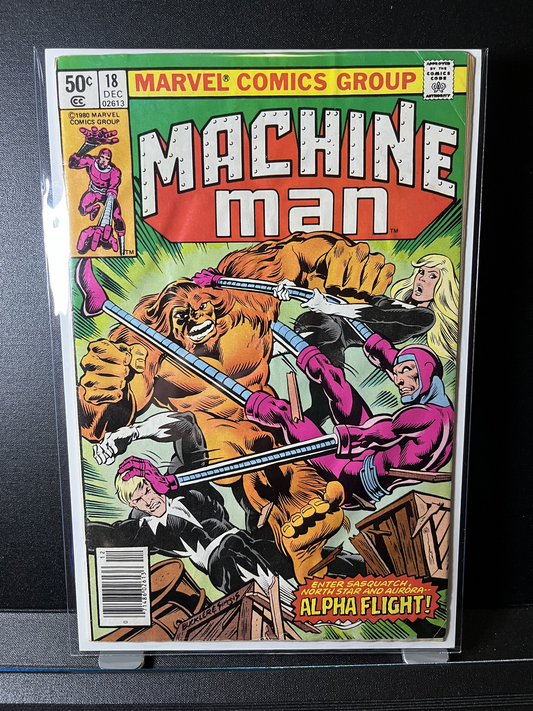 Machine Man #18 Alpha Flight! Marvel Comics