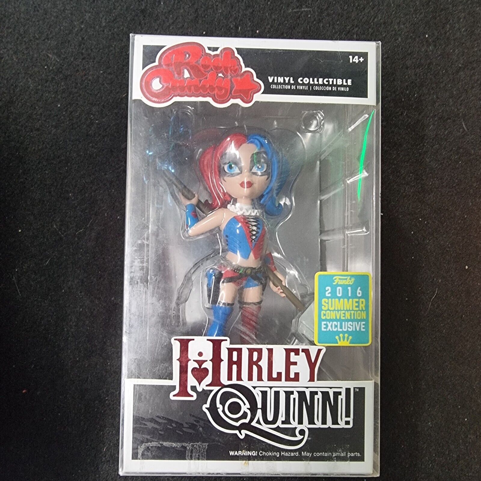 Funko Rock Candy Harley Quinn - 2016 SDCC Summer Convention Exclusive