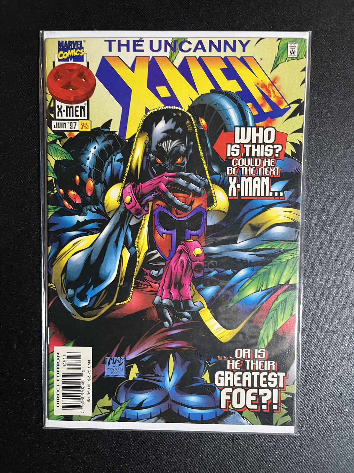 UNCANNY X-MEN #345 - 1ST APP MAGGOT MARVEL COMICS 1997