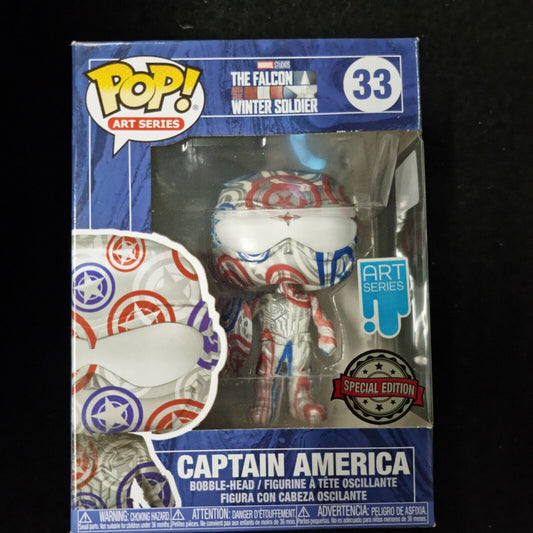 Funko Pop!  - Art Series #33 - Captain America - Falcon and the Winter Soldier 