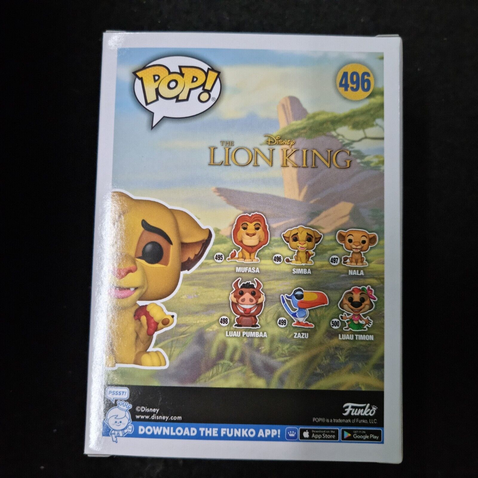 Funko POP Vinyl - Disney - The Lion King - #496  Flocked