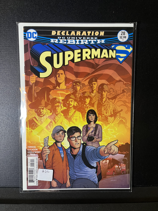 Superman #28 Comic Book NM- 2017 DC Comics Rebirth Declaration Story