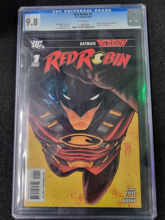 RED ROBIN #1 (DC 2009) 1st Appearance RED ROBIN / Batman Reborn CGC 9.8