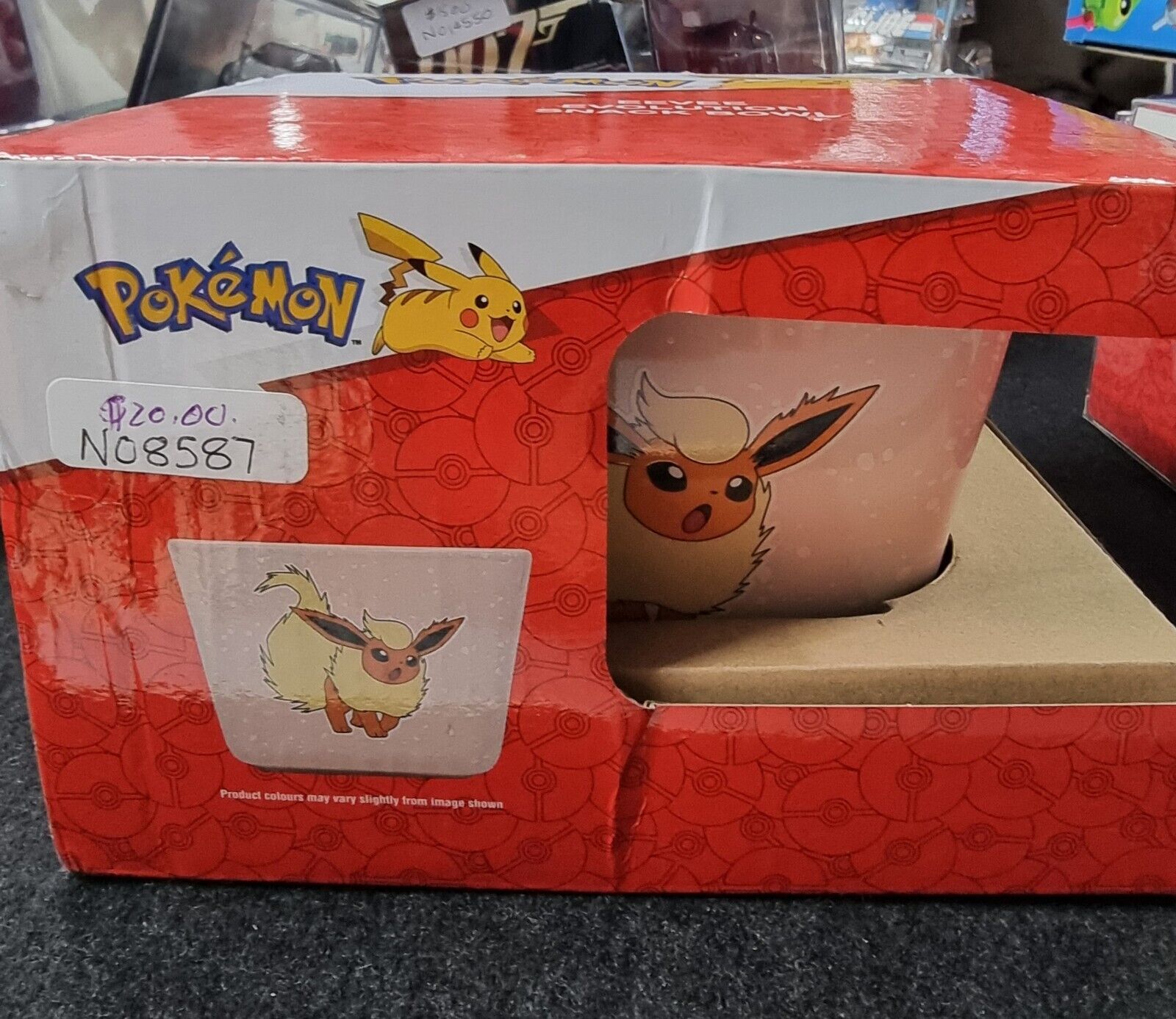 ZING EB GAMES CERAMIC POKEMON EEVEE EVOLUTION SNACK BOWL NEW BOXED