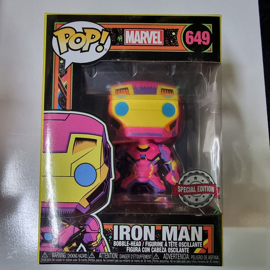 FUNKO POP MARVEL IRON MAN #649 SPECIAL EDITION