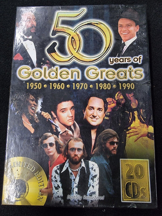 50 Years Of Golden Greats 1950 1960 1970 1980 1990 ,Limited Edition. 20 CDs.