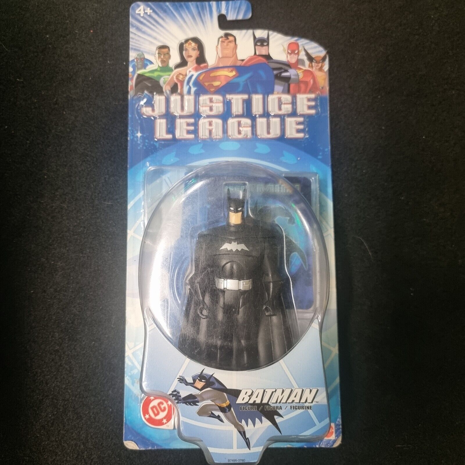 Justice League Batman Action  Figure 2003 Mattel 5" Black Suit