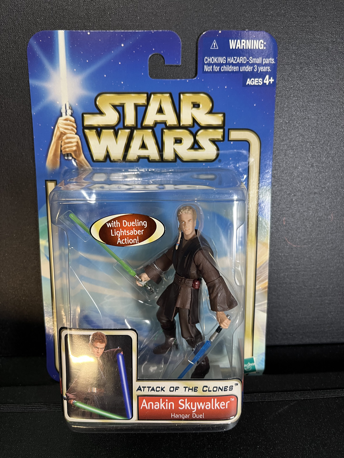 Anakin Skywalker Hangar Duel Star Wars AOTC Carded 3.75 Action Figure