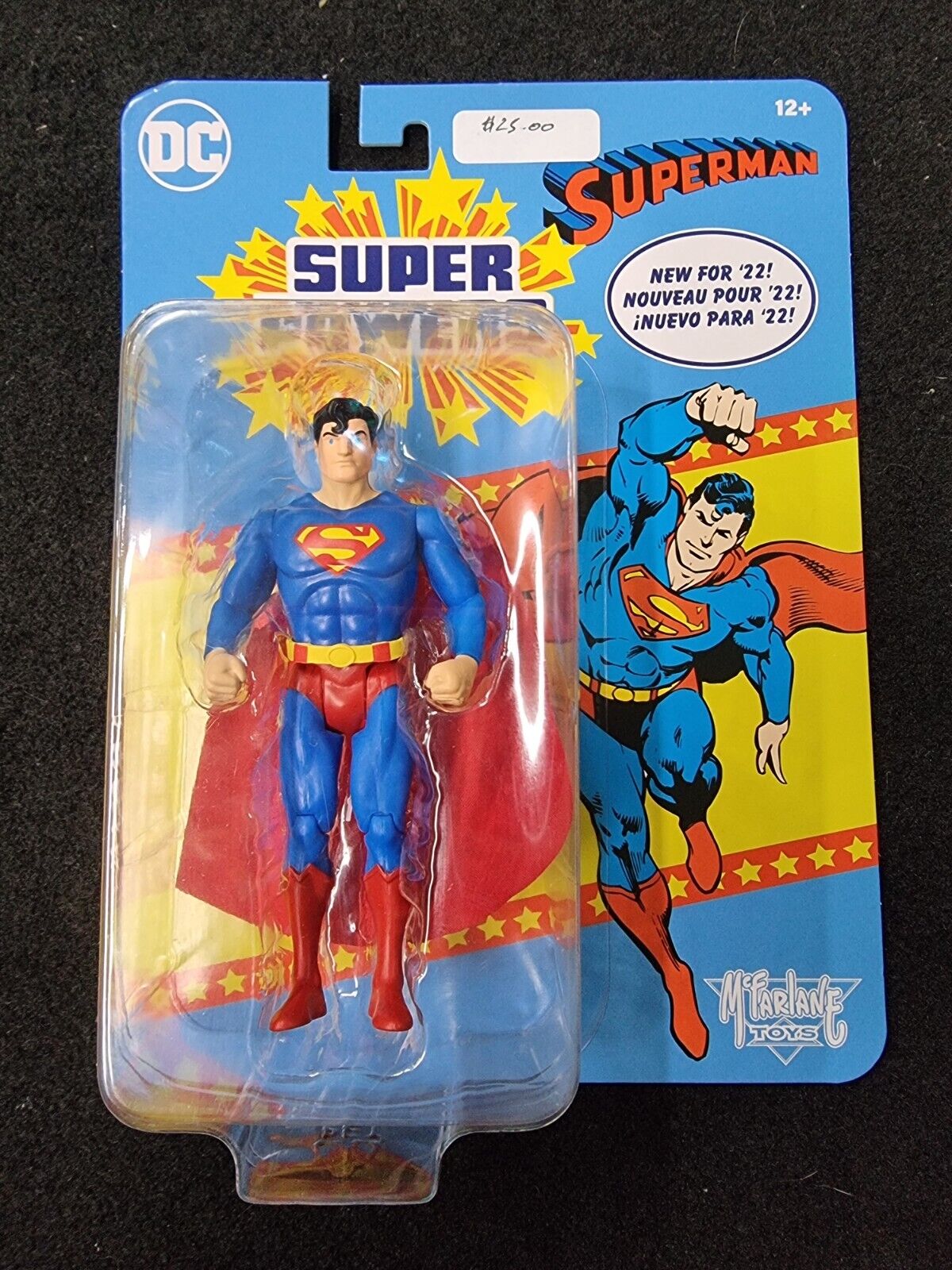 DC Super Powers SUPERMAN 5" Action Figure 2022 McFarlane Toys New