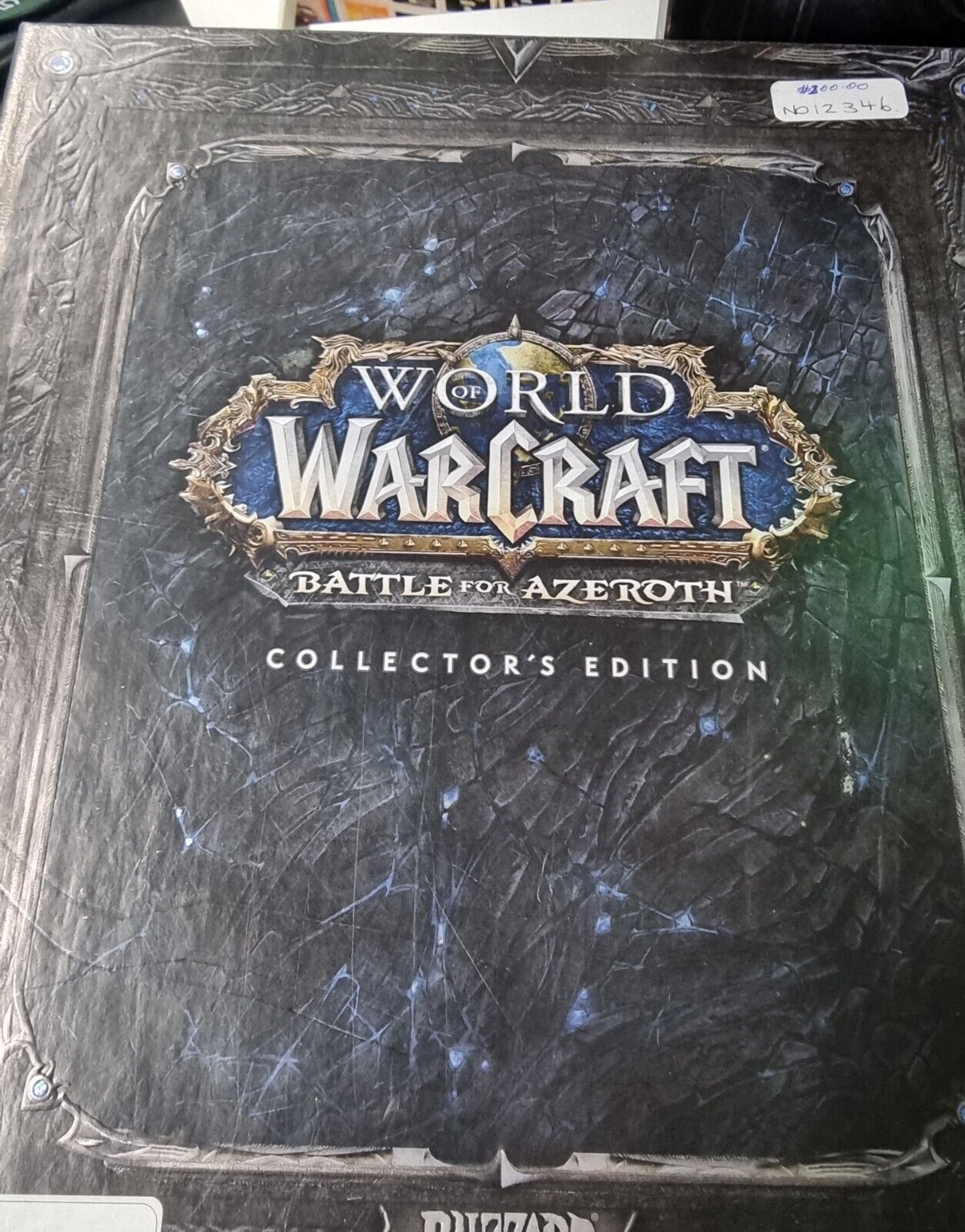 World Of Warcraft Battle For Azeroth Collectors Edition  Missing Cd