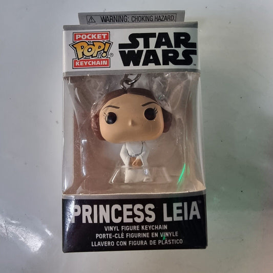 New FUNKO POP Princess Leia STAR WARS Pocket KEYCHAIN Vinyl Figure 2020