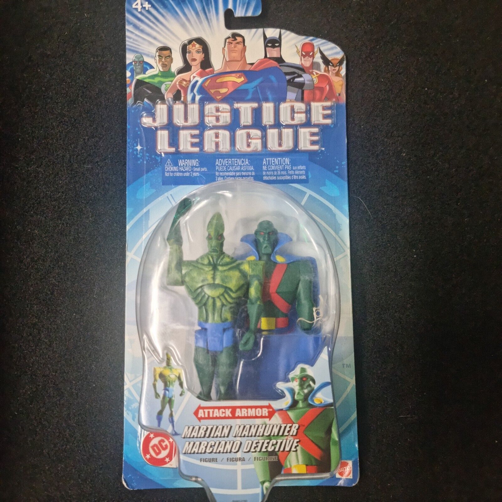 Justice league Unlimited DC Martian Manhunter Superman CW MIB Cartoon Network