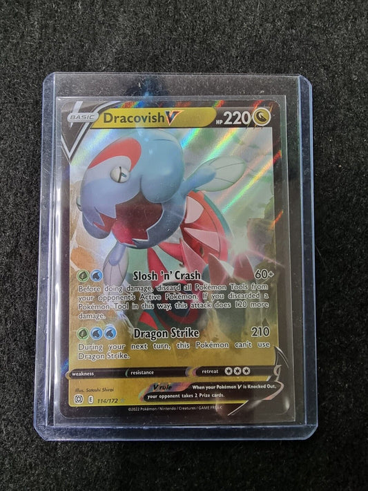 Dracovish V ~ Pokemon Brilliant Stars ~ Full Art Holo 114/172