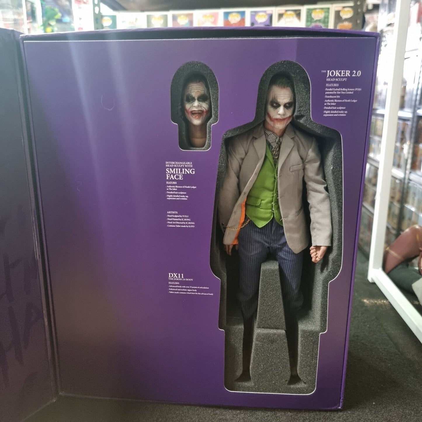 Hot Toys The Joker 2.0 1/6 Figure DX11 Batman The Dark Knight