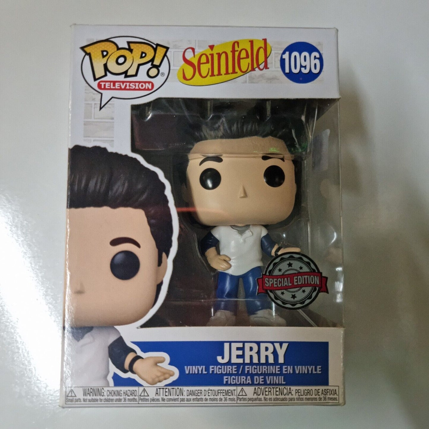 2021 Funko Pop! Television: Seinfeld #1096 Jerry Rare Special Edition Sticker