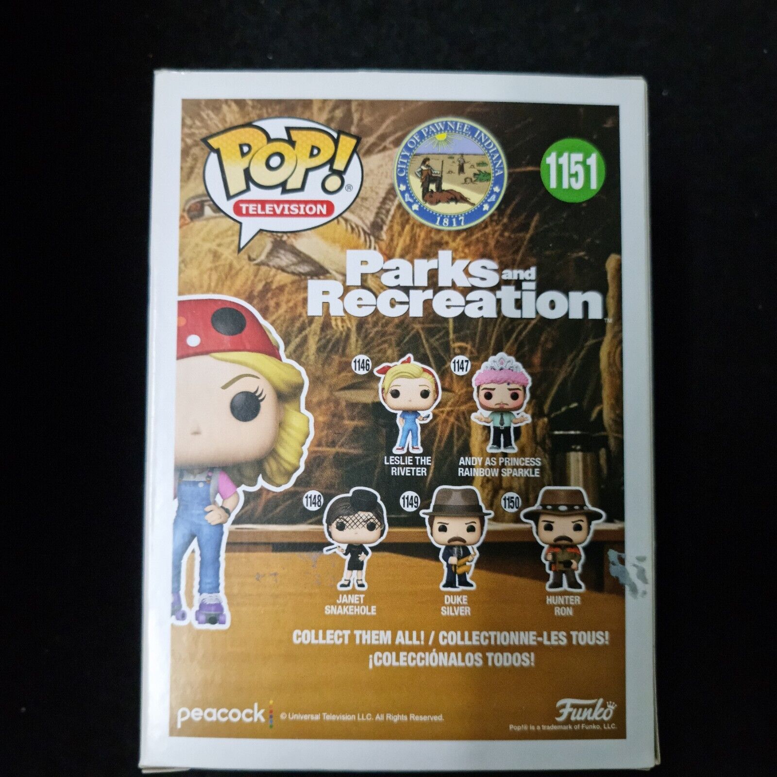 Filibuster Leslie 2021 Virtual Funkon Exclusive Sticker Parks and Rec Funko POP!