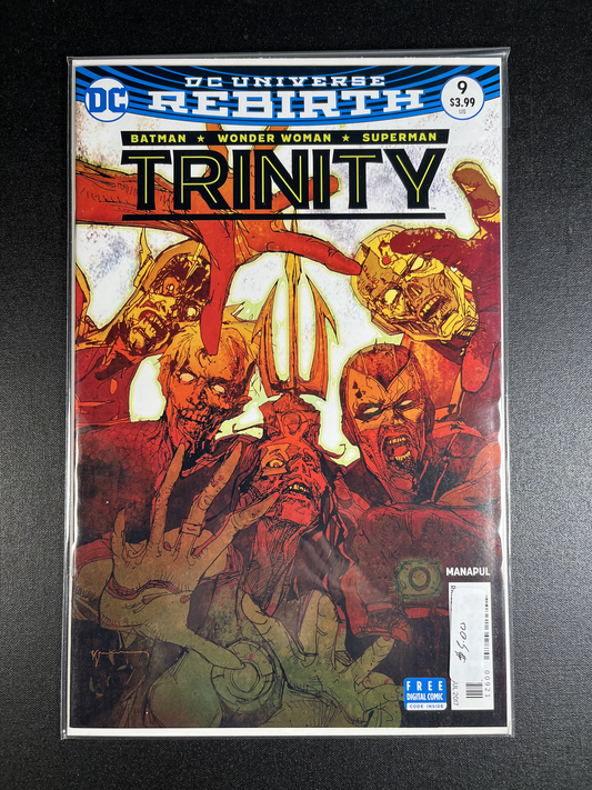 Trinity #9 Variant First Print DC Comics (2017) Batman Superman Wonder Woman