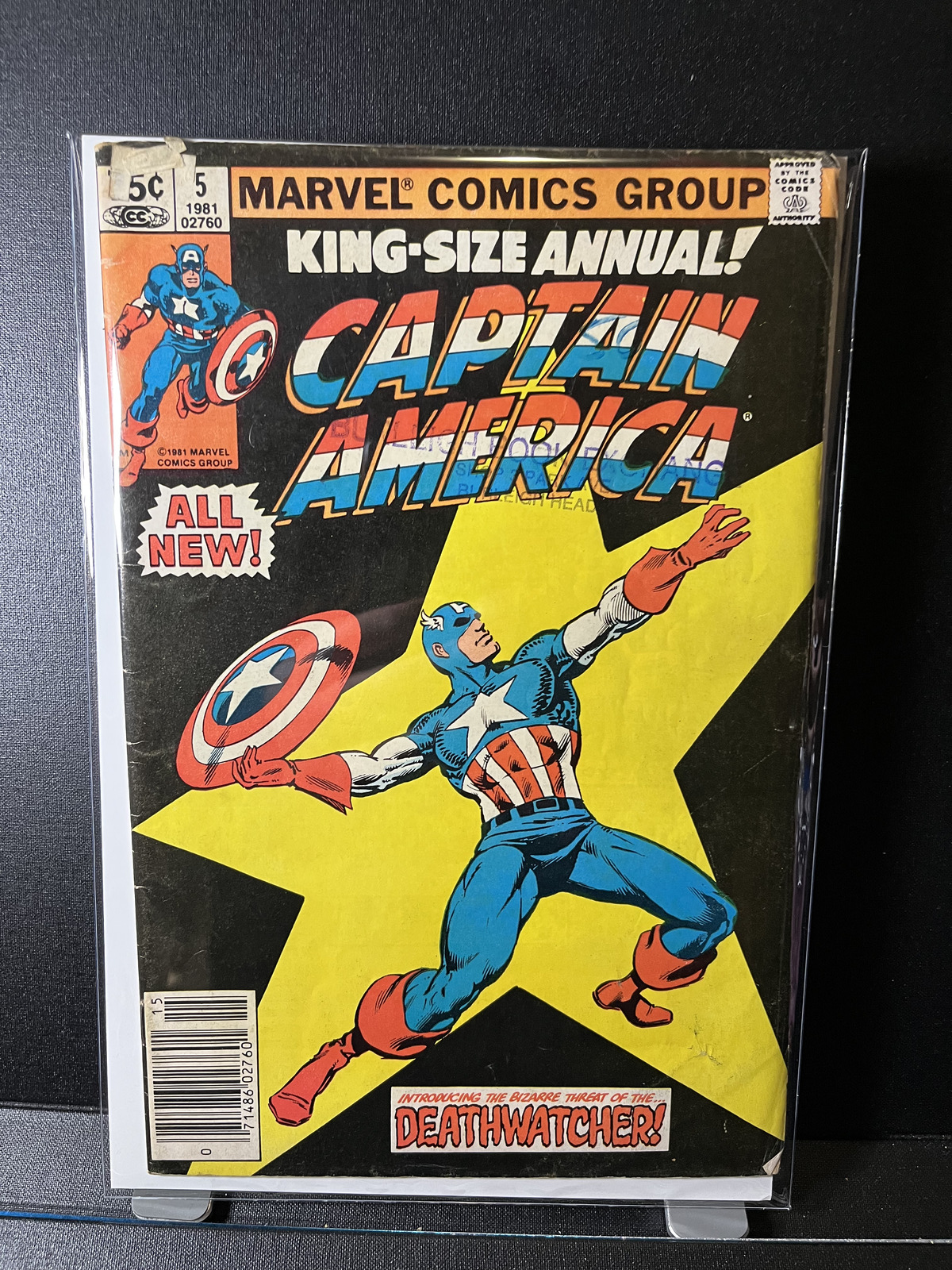 Captain America King-Size Annual #5 Vintage Marvel Comics 1981