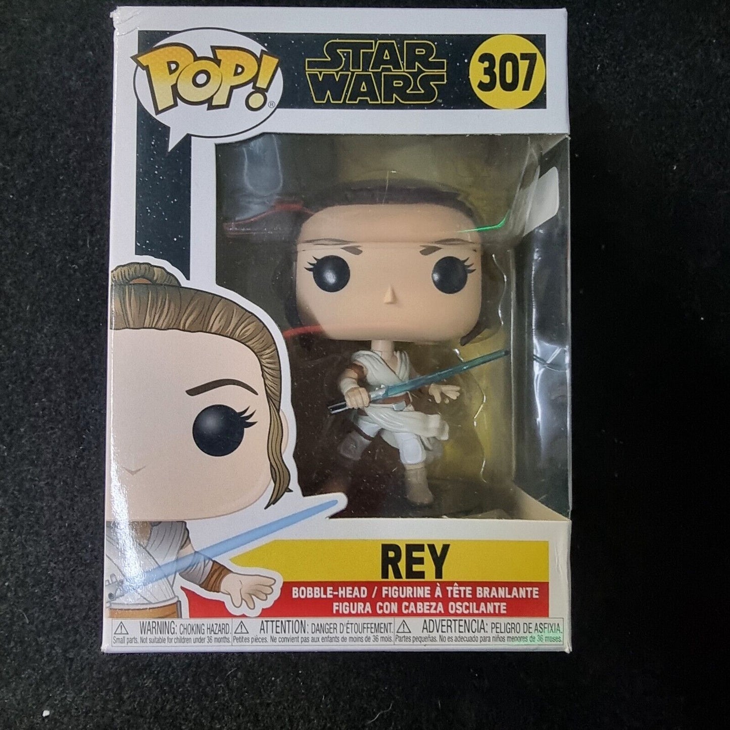 Jedi King With Blue Saber. Star Wars. Funko Pop