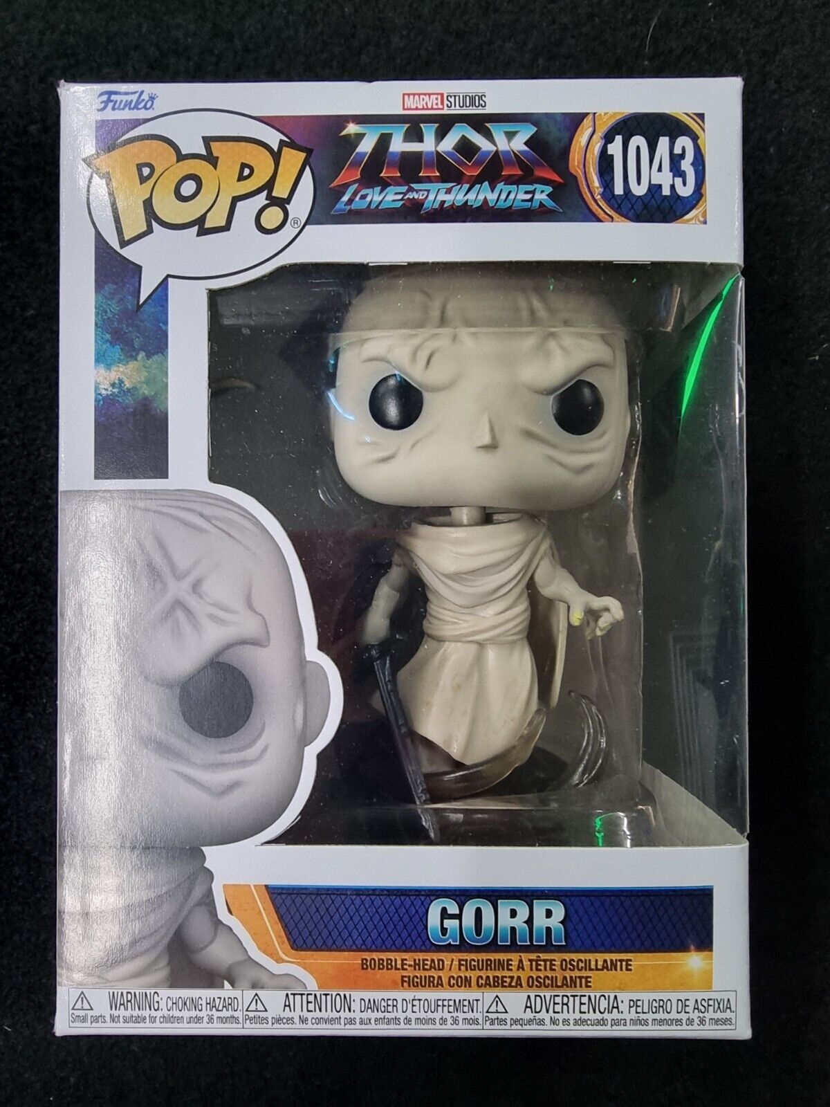 New Funko POP! Marvel: Thor Love and Thunder #1043 "Gorr" Bobble-Head