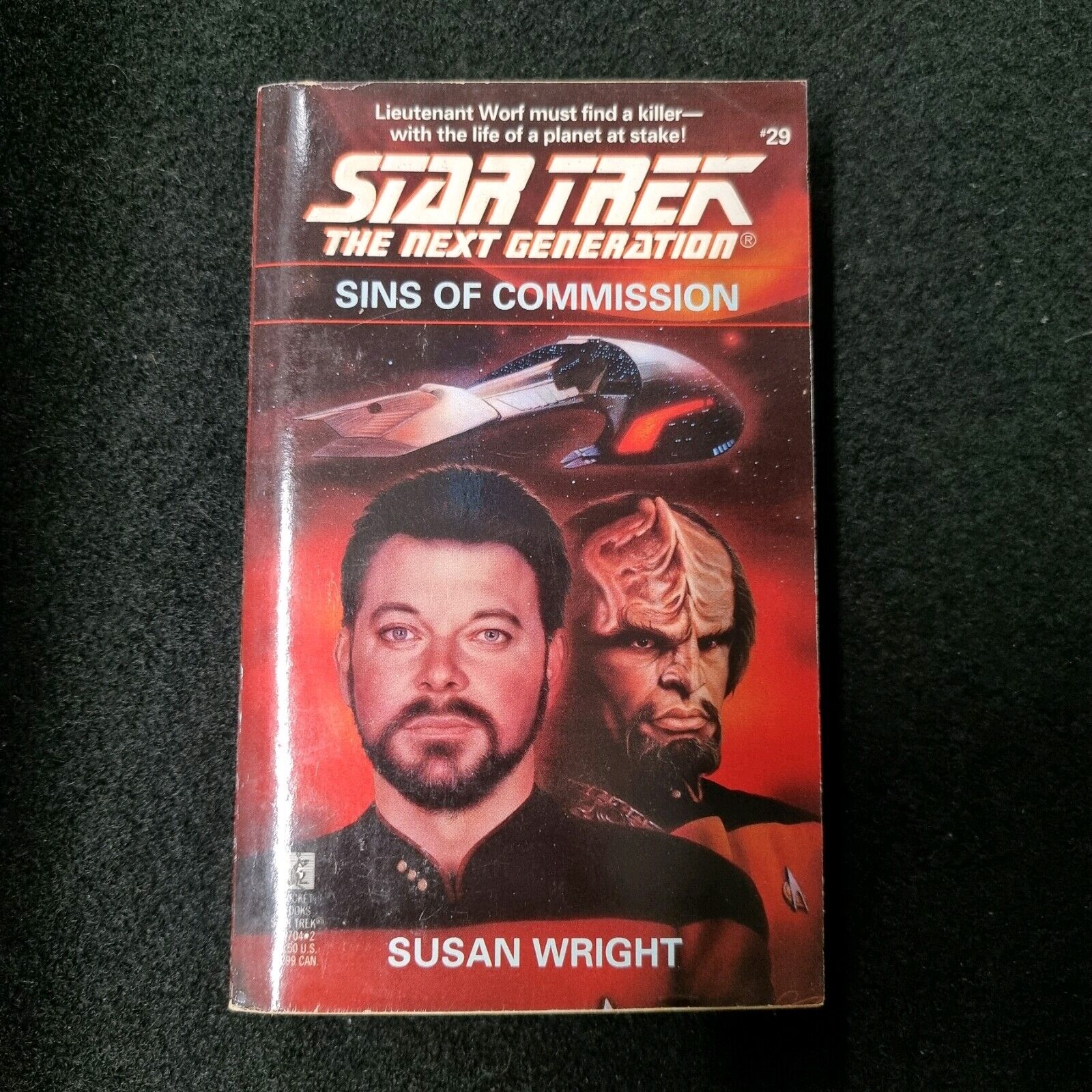 29 Sins of Commission Star Trek The Next Generation Paperback Book